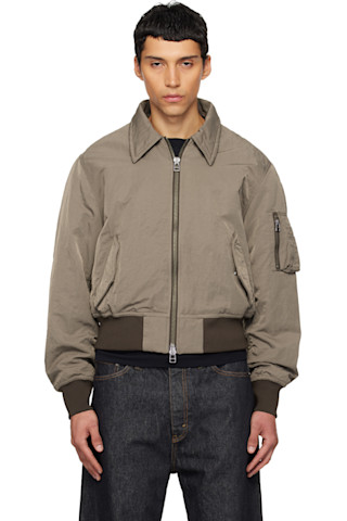 HOPE: ブラウン Camp ボンバージャケット | SSENSE 日本
