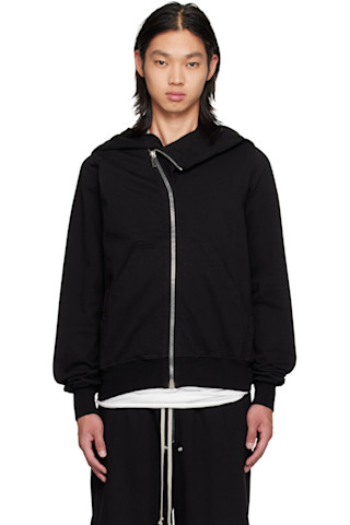 Rick Owens DRKSHDW: ブラック Tower Mountain フーディ | SSENSE 日本