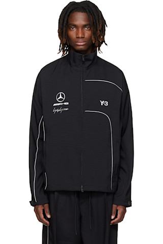 Y-3: ブラック Mercedes-AMG F1エディション トラックジャケット