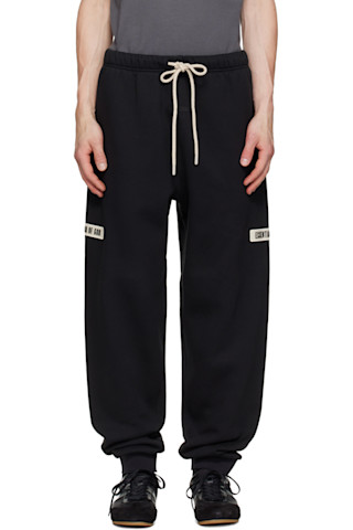 FEAR OF GOD ボクサーパンツ S セメント Fear of God ESSENTIALS: Black Classic Fit Sweatpants | SSENSE