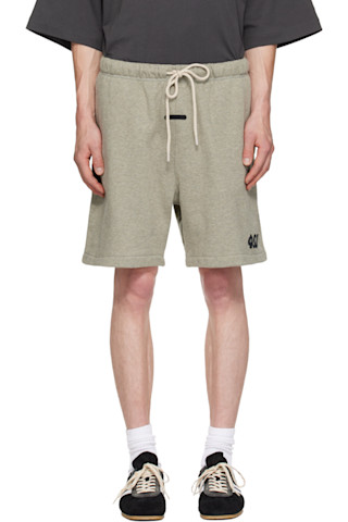 Fear of God ESSENTIALS: Gray Classic Shorts | SSENSE