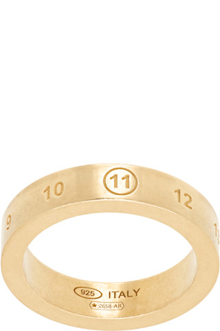 Maison Margiela: Number Reference Ring | SSENSE