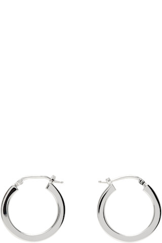 MM6 Maison Margiela: Numeric Hoop Earrings | SSENSE