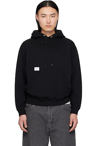 WTAPS: Black SIGN-YD Hoodie | SSENSE Canada