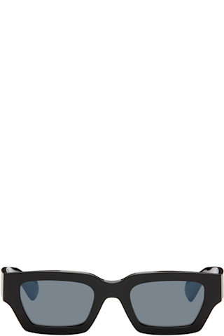 Jil Sander: ブラック Oliver Peoples 'Edition 6' スクエアサングラス