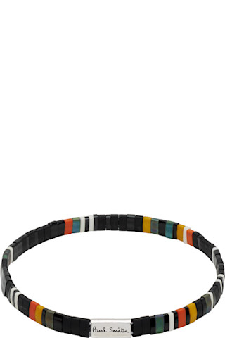 Paul Smith: Flat Bead ブレスレット | SSENSE 日本