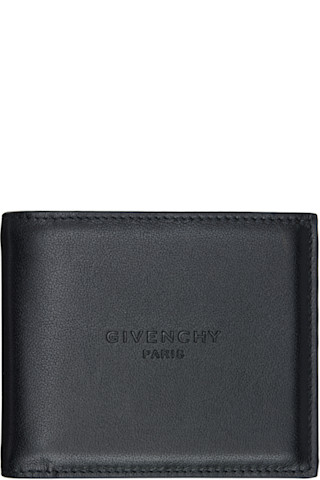 Givenchy: Black Padded Billfold Wallet | SSENSE