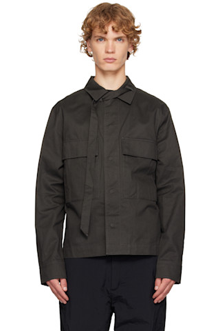 HELIOT EMIL: Brown Octave Shirt | SSENSE