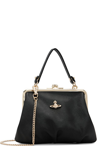 Vivienne Westwood: Black Granny Frame Bag | SSENSE