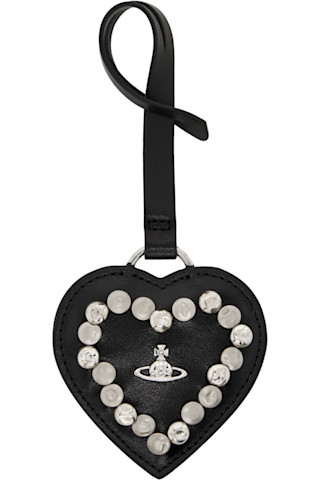 Vivienne Westwood: Black Heart Mirror Charm | SSENSE