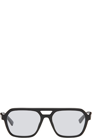 Saint Laurent: Black SL 905 Light-Tint Sunglasses | SSENSE