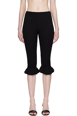 JACQUEMUS: Black 'The Playa bermuda' Trousers | SSENSE