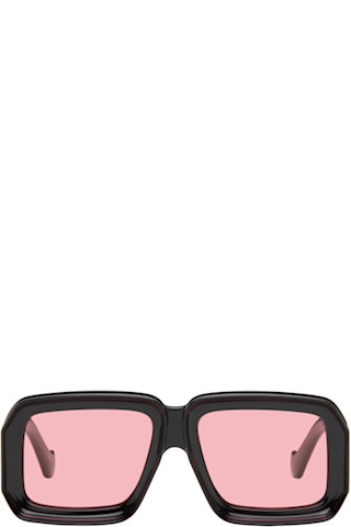 LOEWE: ブラック Paula's Ibiza 'Dive In Mask' サングラス | SSENSE 日本