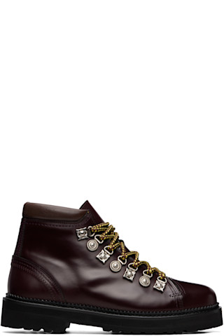 Toga Virilis: Burgundy AJ1520 Boots | SSENSE