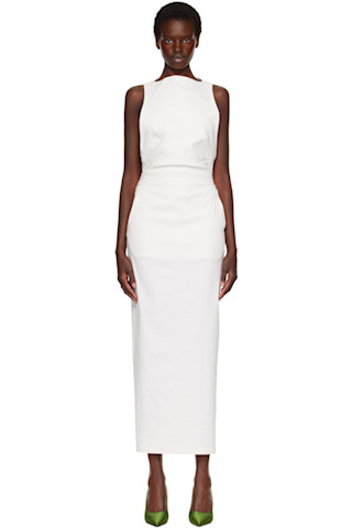 issey miyake white dress Spring 2025 Ready-to-Wear Runway, Fashion Show & Collection Review in black fabric Issey Miyake, Woman's Dress, Spring/Summer