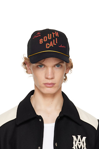AMIRI: ブラック 'South Cali' トラッカーキャップ | SSENSE 日本