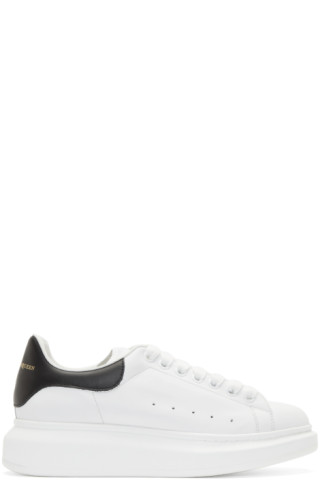 Alexander McQueen: White Thick Sole Sneakers | SSENSE