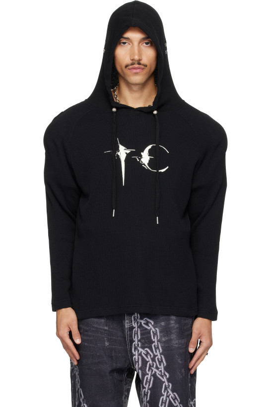 Thug Club Black Bulk Shoulder Glow In The Dark Hoodie