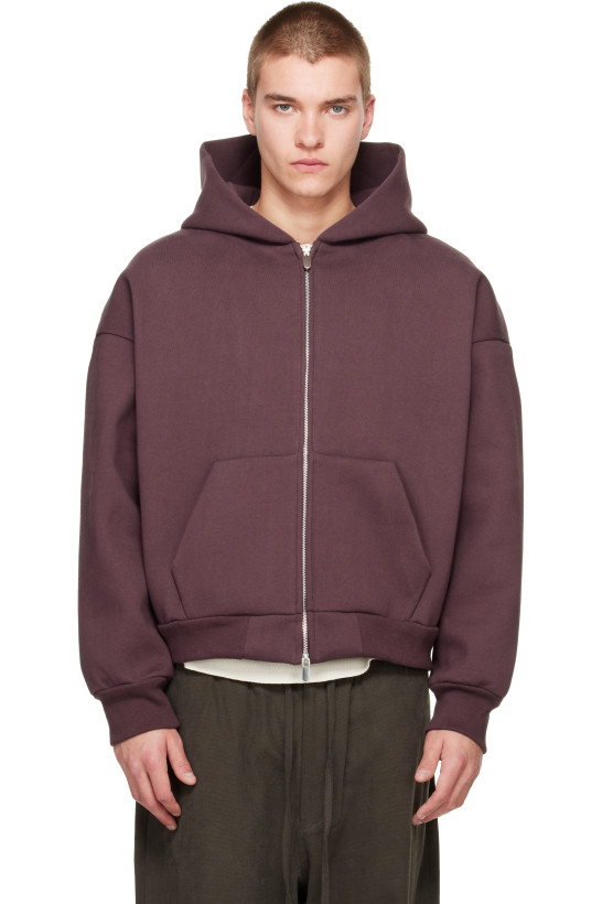 Seventh Burgundy V2 Zip Hoodie