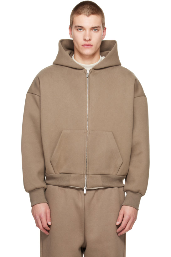 Seventh Taupe V2 Zip Hoodie