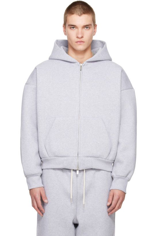 Seventh Gray V2 Zipped Hoodie