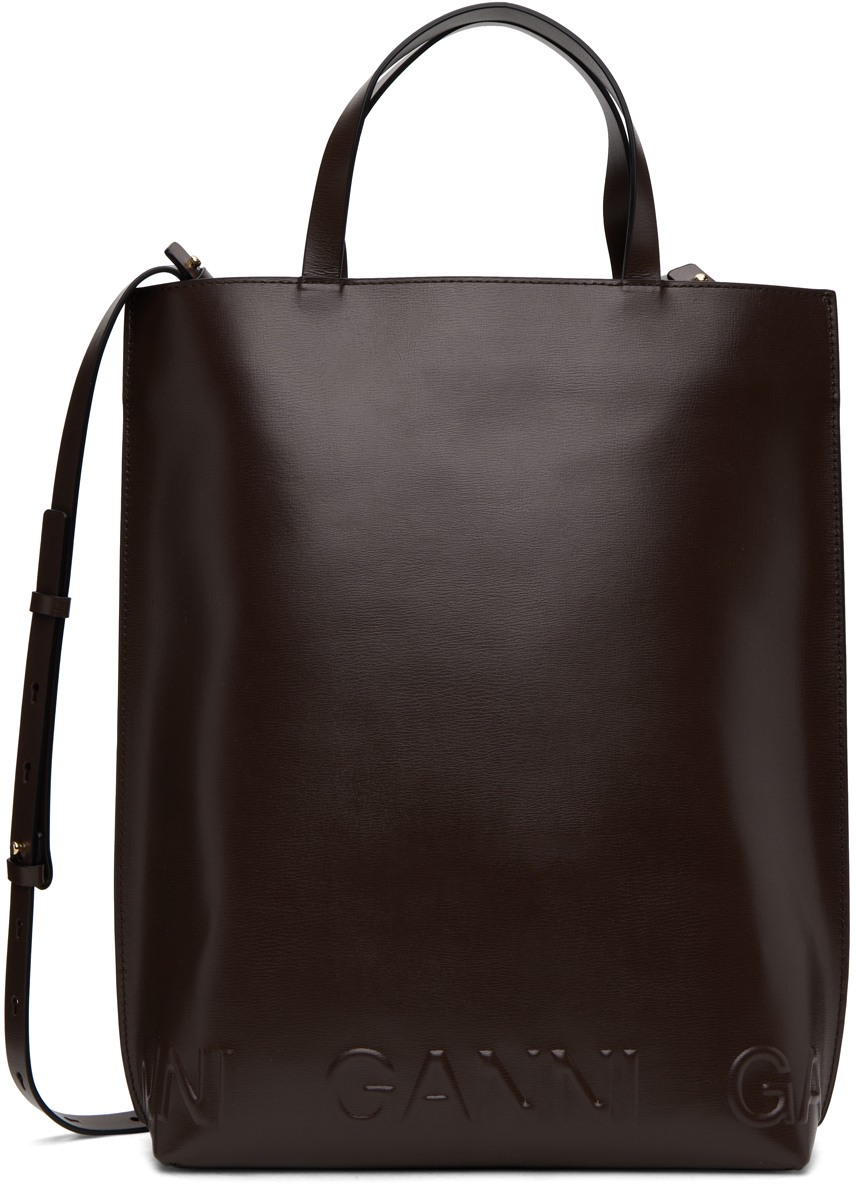 Simple Plain V Design Leather Bag