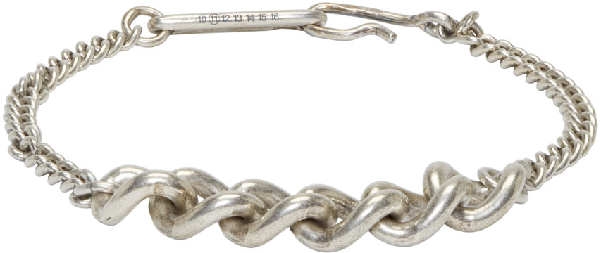 Maison Margiela Silver Chain Link Bracelet