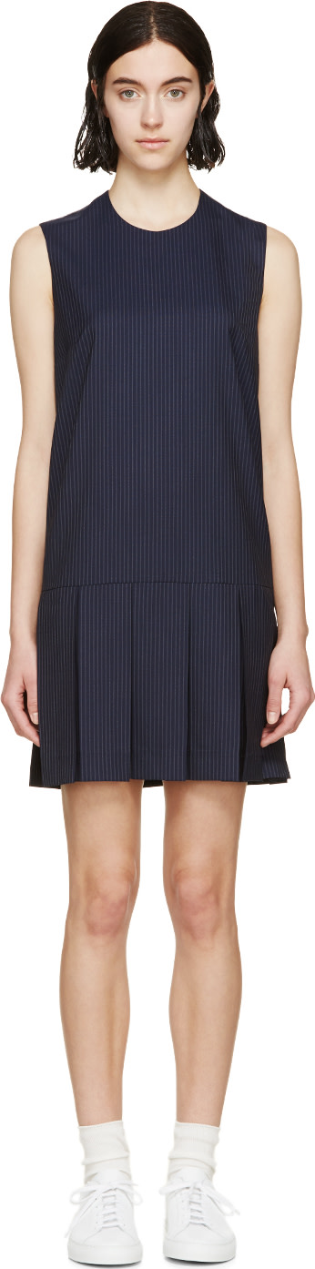 Jacquemus: Navy Tennis Dress | SSENSE