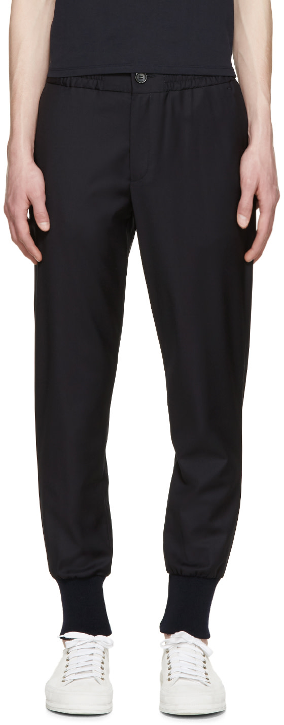 PS by Paul Smith Blue Cuffed Gents Trousers