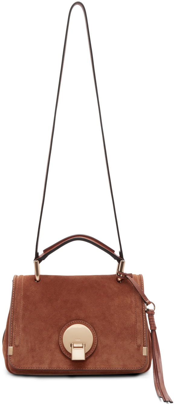CHLO¨¦ Gold Yellow Calfskin \u0026#39;Fedora\u0026#39; Small Convertible Top Handle Bag CHLO¨¦ Gold Yellow Calfskin \u0026#39;Fedora\u0026#39; Small Convertible Top Handle Bag