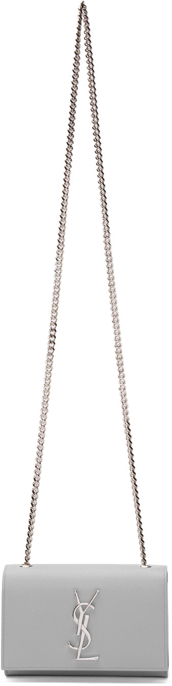 SAINT LAURENT Gold And Silver Glitter \u0026#39;Lulu Bunny\u0026#39; Small Shoulder Bag