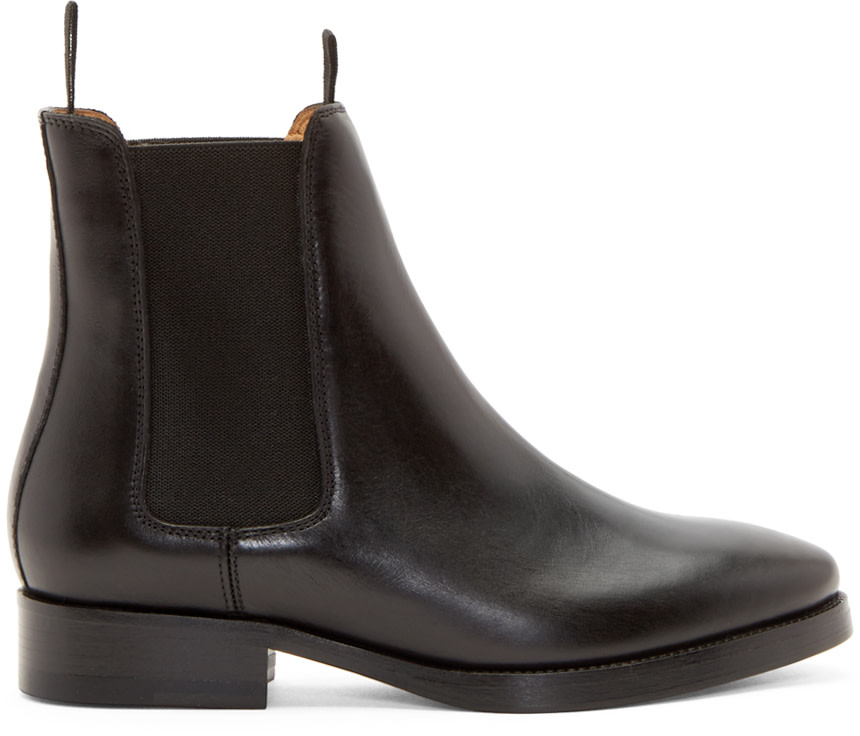 Acne Studios Black Bess Chelsea Boots