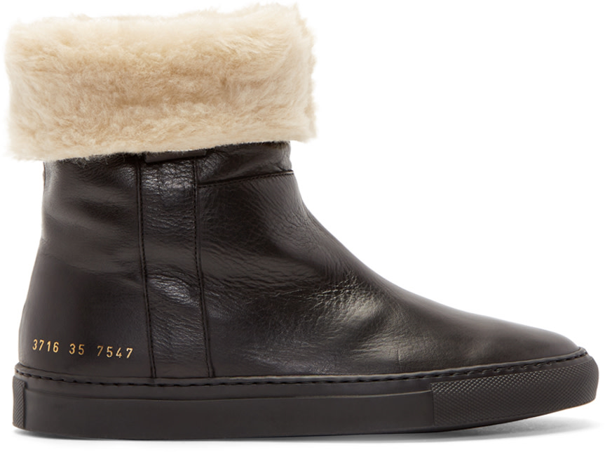 black steel toe boots