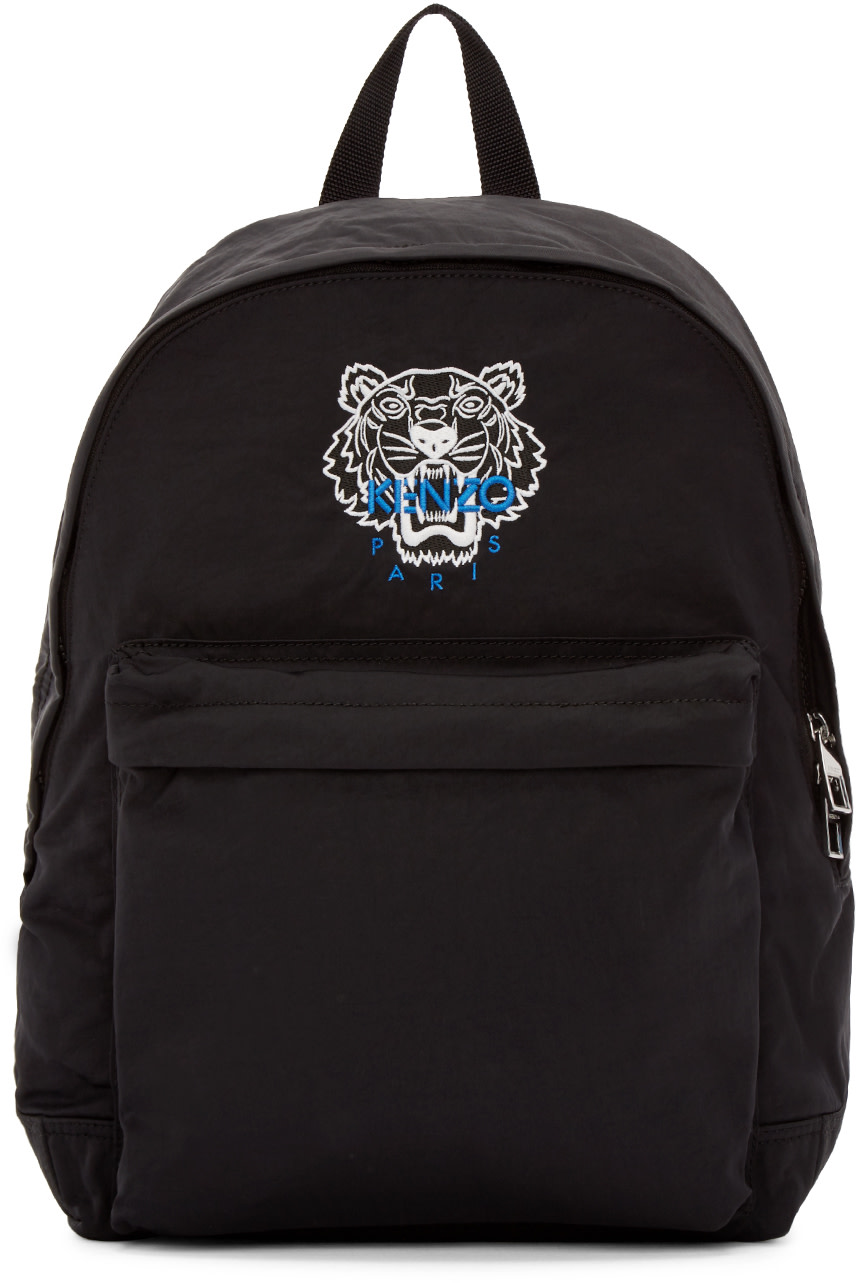 Kenzo - Black Nylon Tiger Backpack