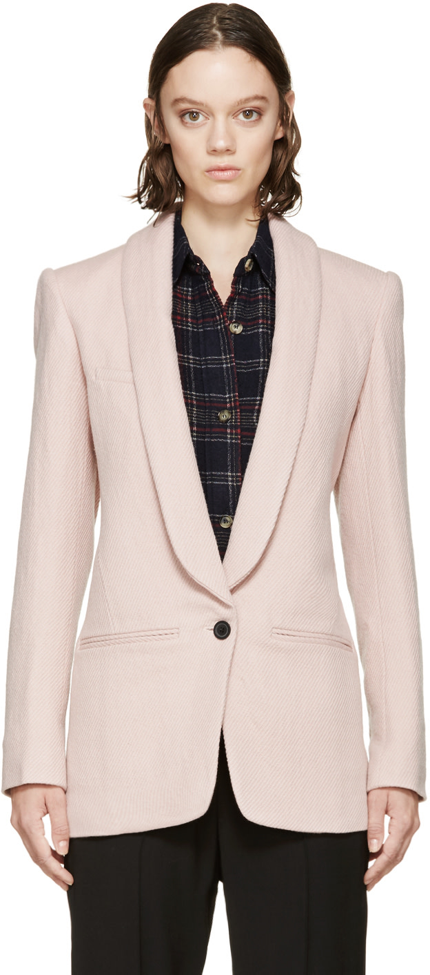 Isabel Marant: Pink Haylee Blazer | SSENSE