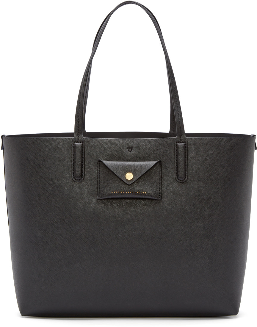 Marc by Marc Jacobs: Black Metropoli Tote 48 | SSENSE