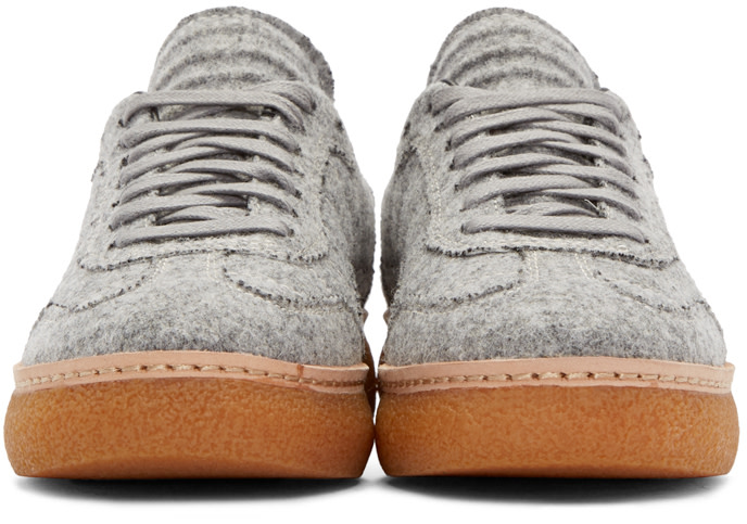 ALEXANDER WANG ALEXANDER WANG GREY FELTED EDEN SNEAKERS