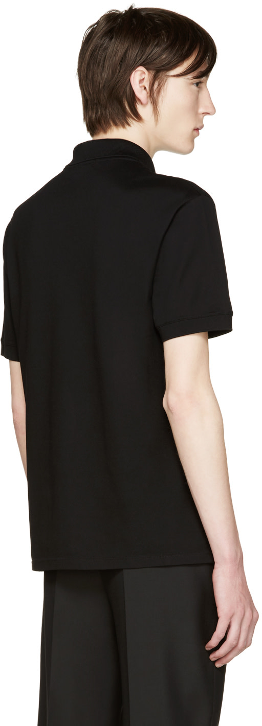 ALEXANDER MCQUEEN Black Skull Polo