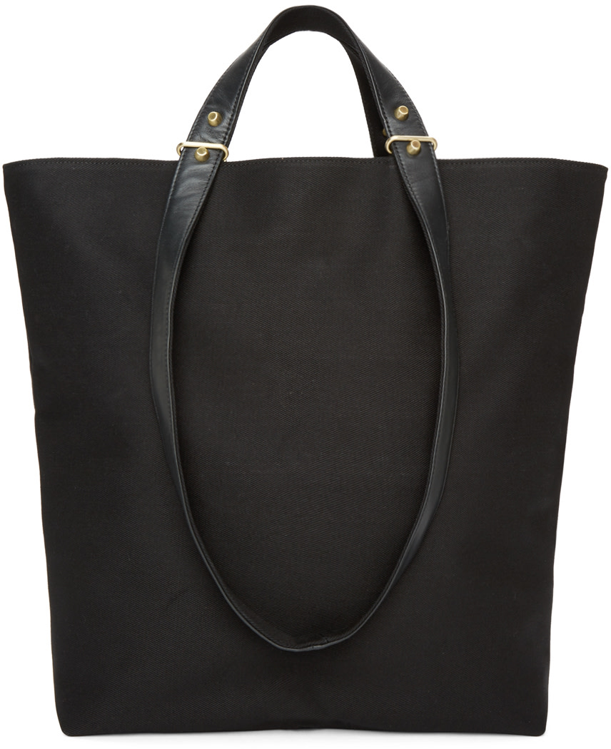 HAERFEST Black Canvas H6 Tote Bag | ModeSens