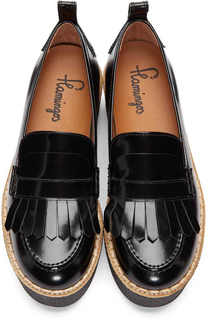 womens platform penny loafers