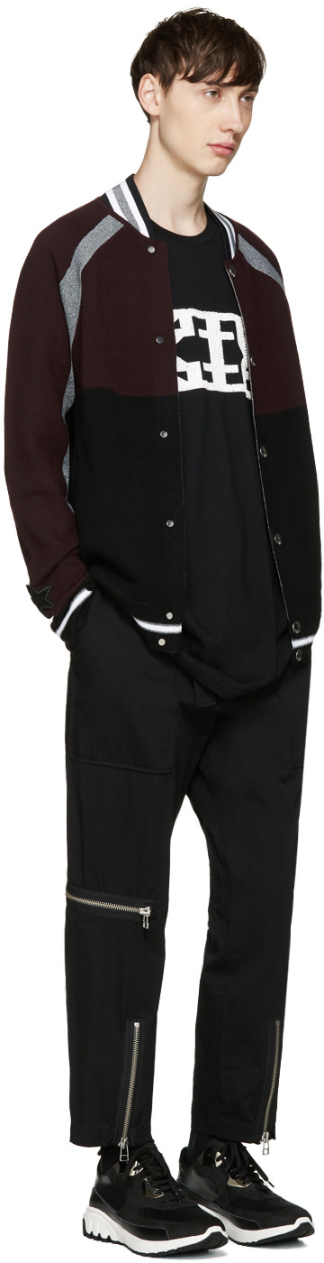 KTZ Black Textured Logo T-Shirt