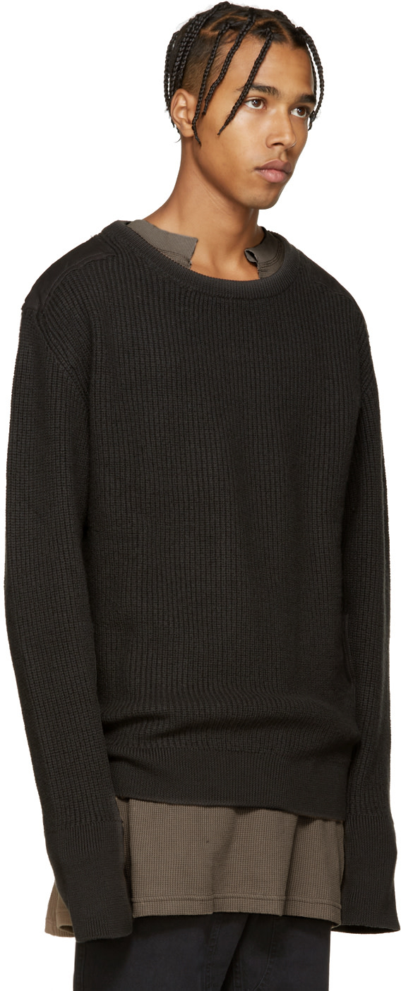 YEEZY Season 1 - Grey Wool Undestroyed Sweater