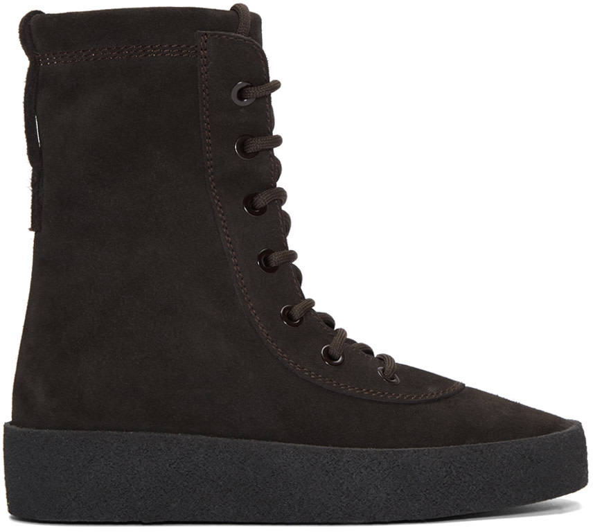 yeezy boots brown