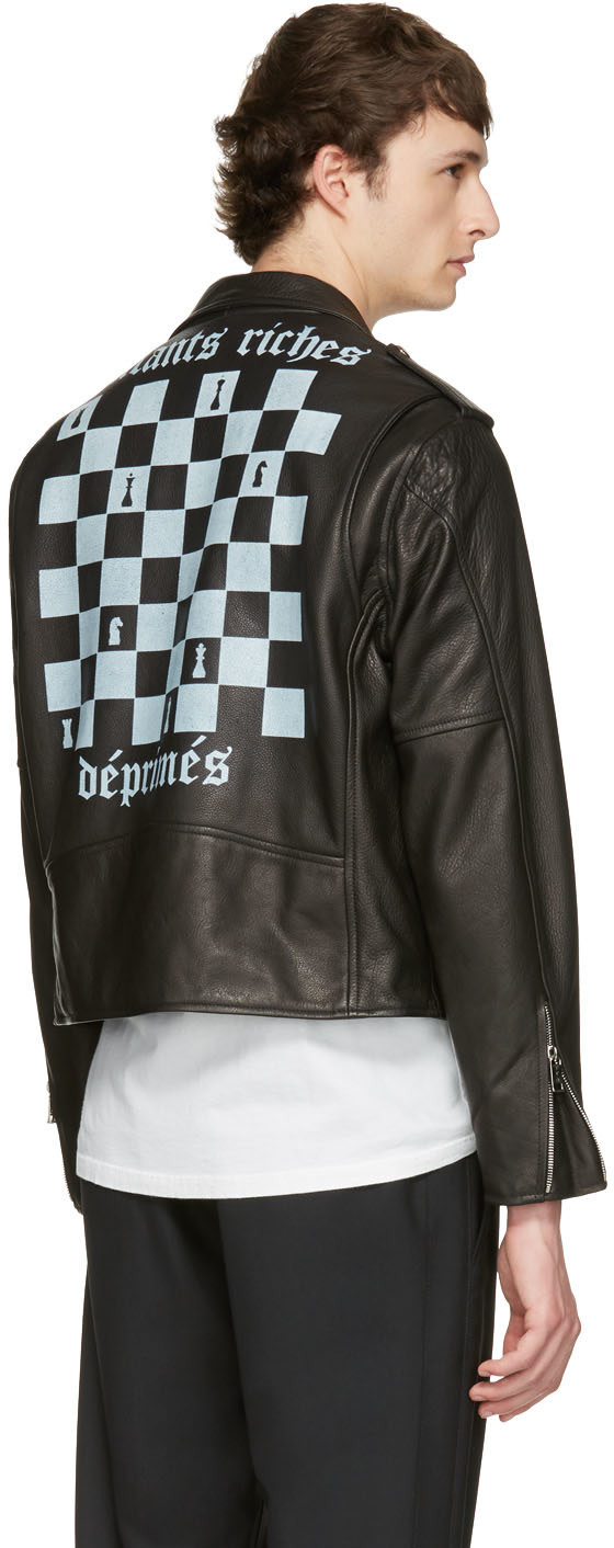 Enfants riches déprimés checkerboard Enfants Riches Deprimes Checkered Duffle Bag In Black | ModeSens