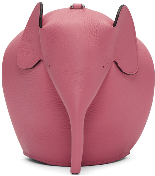 LOEWE Elephant Minibag Leather Shoulder Bag in Candy | ModeSens