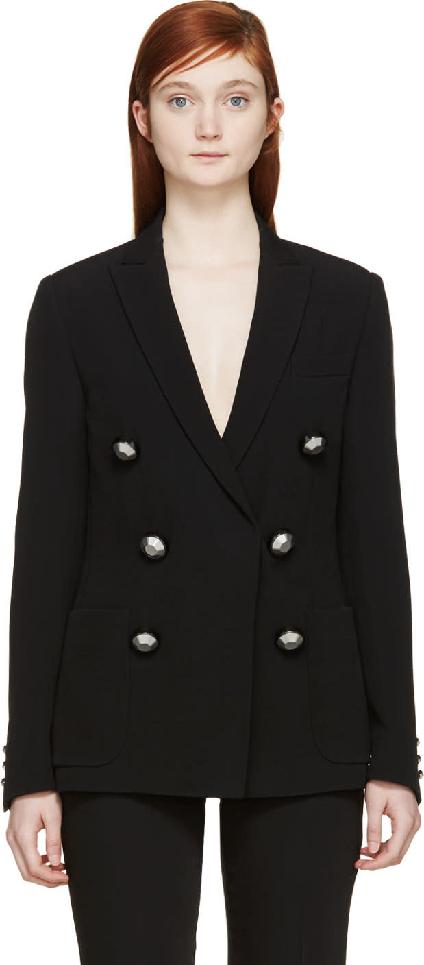 Christopher Kane: Black Diamond Buttons Blazer | SSENSE