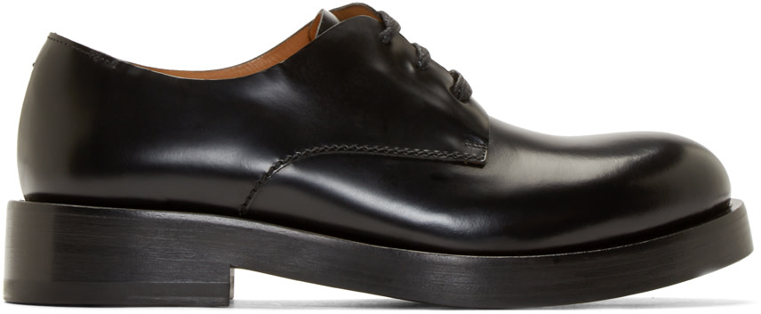 Paul Smith: Black Leather Patton Derbys | SSENSE