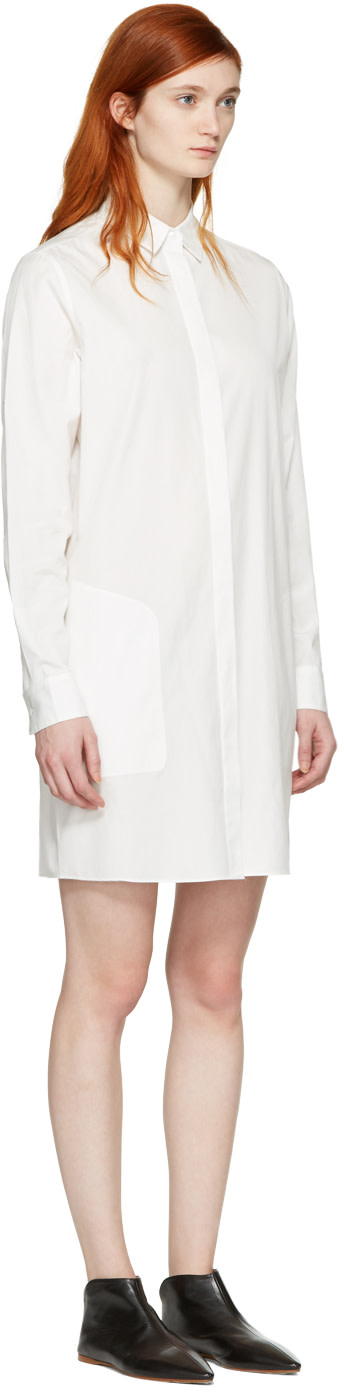 ACNE STUDIOS White Sike Shirt Dress