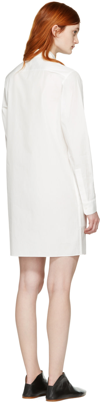 ACNE STUDIOS White Sike Shirt Dress