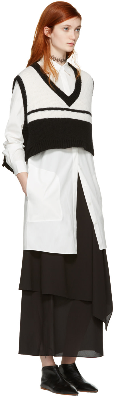 ACNE STUDIOS White Sike Shirt Dress